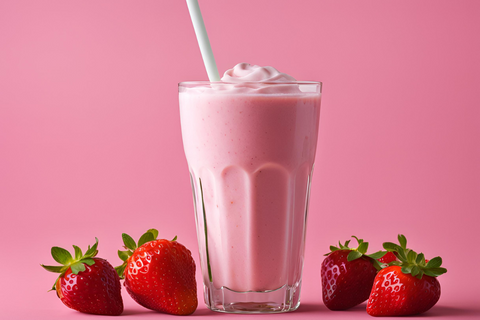 Erdbeer-Noghurt-Milkshake