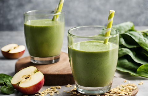 Grüner Smoothie mit Haferdrink